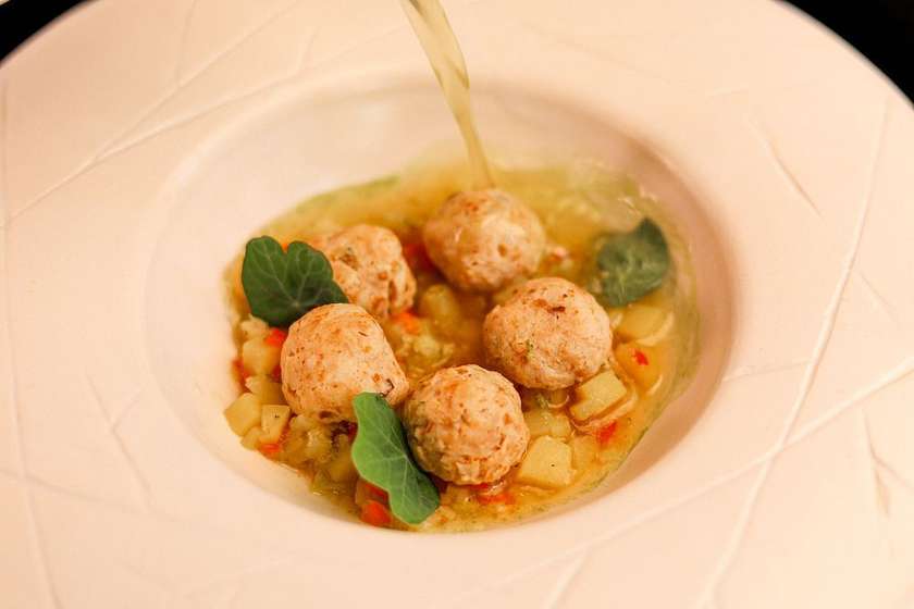 Meatball soup