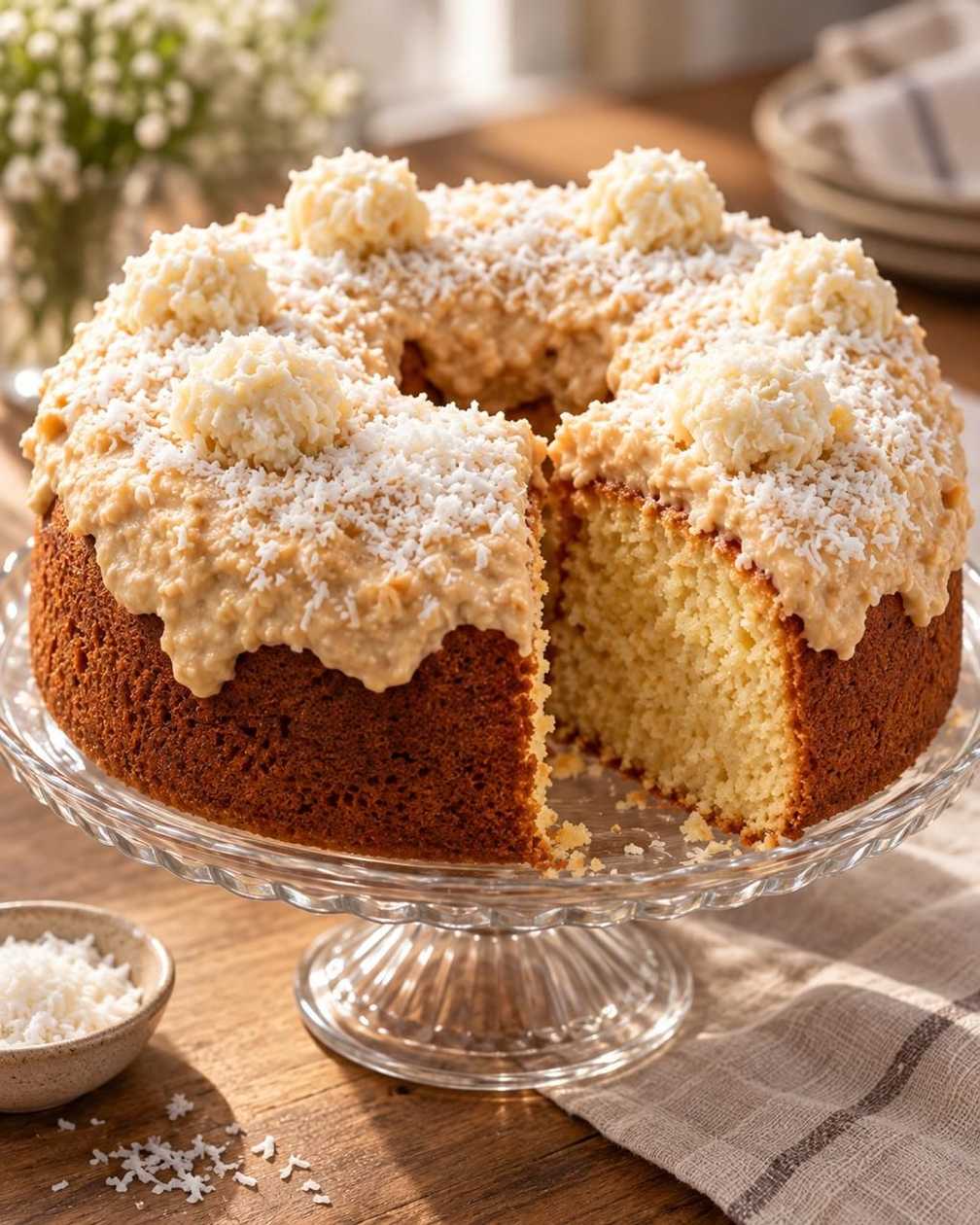 Fatia bolo Raffaello