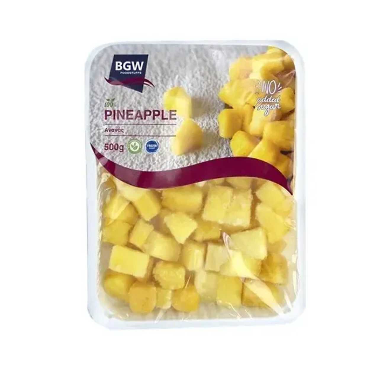 Bgw Frozen Pineapple 500g