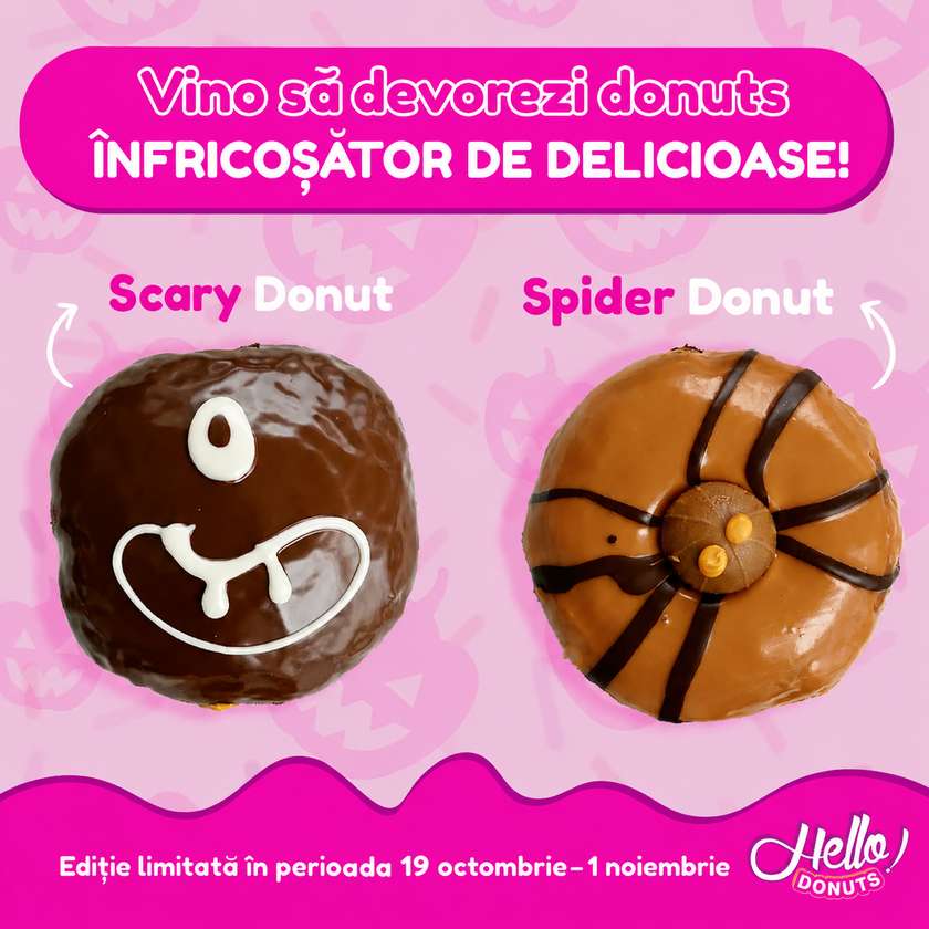 Gratis 2 Doze Pepsi 330 ml - Halloween Pack 4 Donuts - Limited Offer