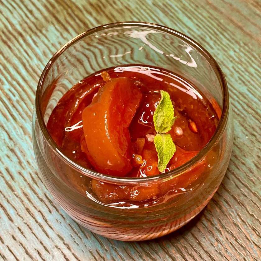 Homemade Georgian jam quince