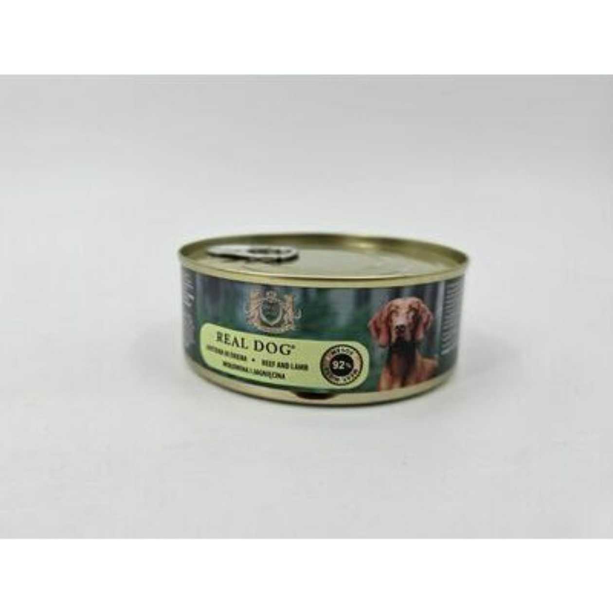 Real Dog Canned Food with Beef and Lamb, 240 g