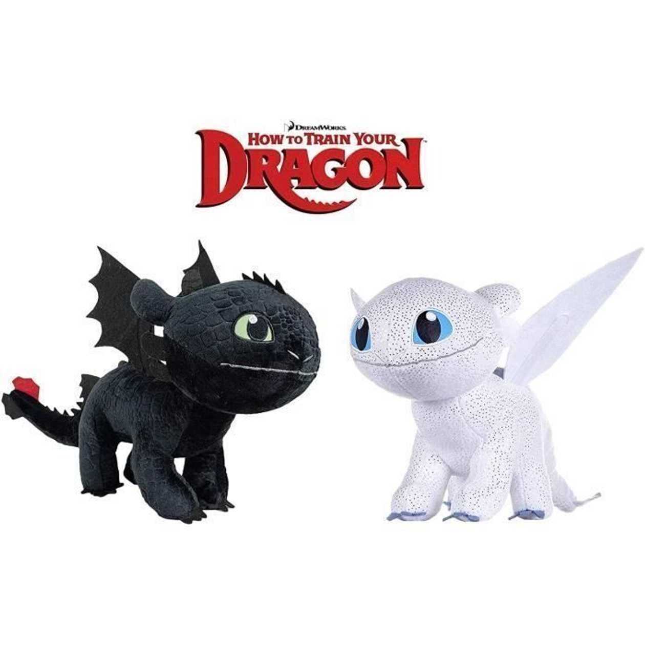 Dreamworks Dragons - Light Fury (White Dragon)