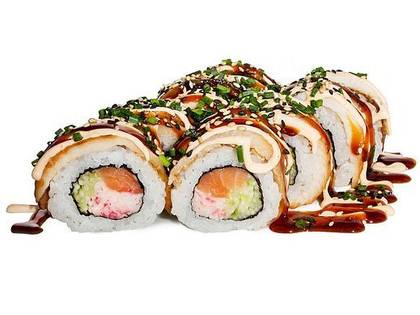 Unagi roll with shrimp