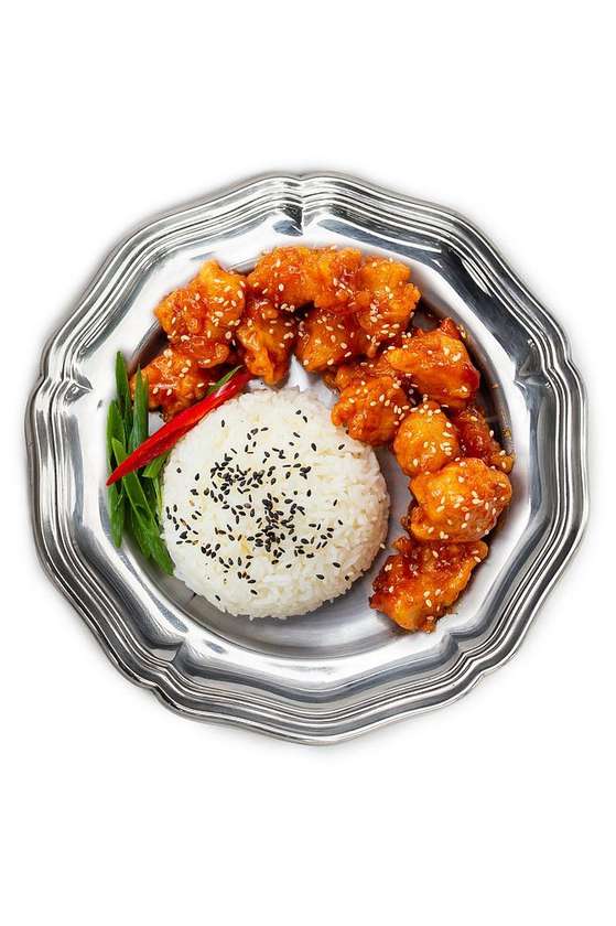 Sweet & Sour Chicken with Rice (Wok)