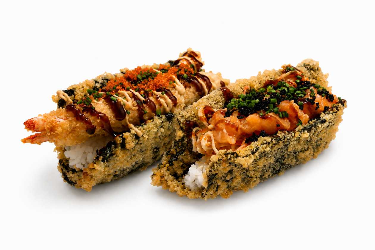 NEW: Mix Sushi Taco — Salmon & Shrimp