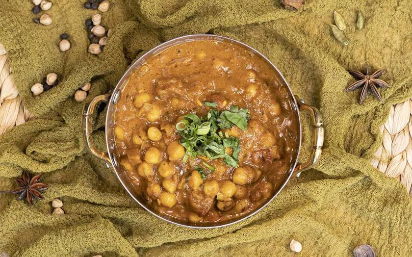 Chana masala - de post