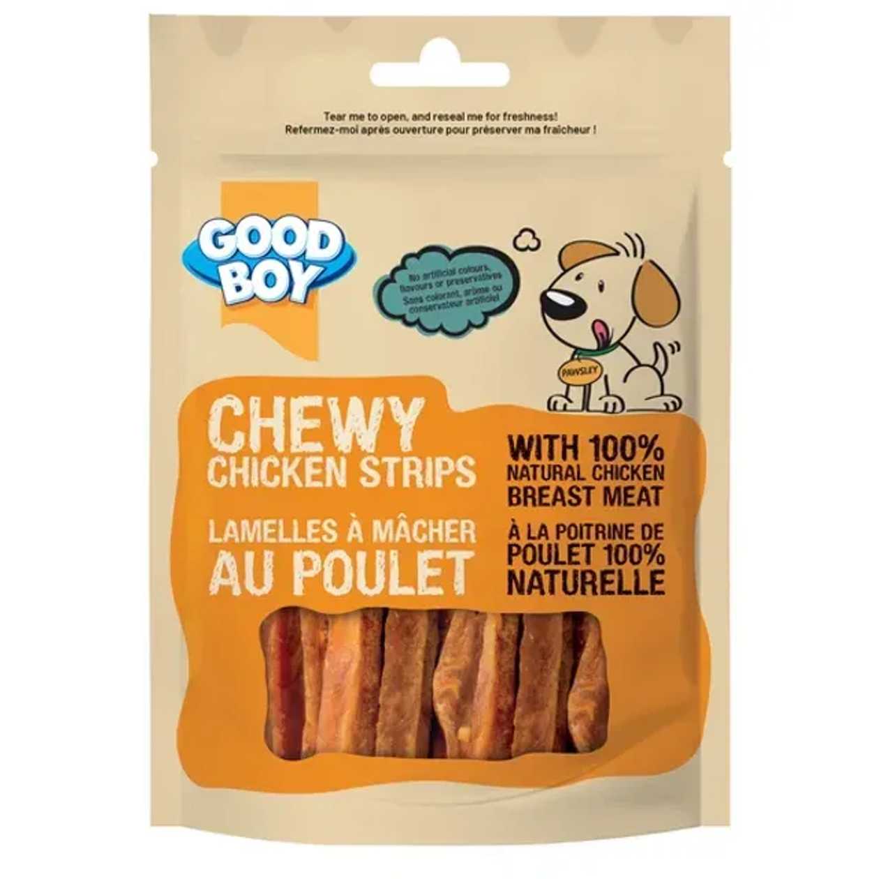 Good Boy Chewy Chicken Strips 100g