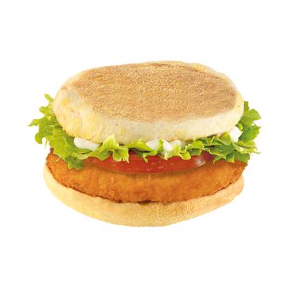 Chicken McMuffin® Fresh, sendviş cu pui şi legume, 137 gr