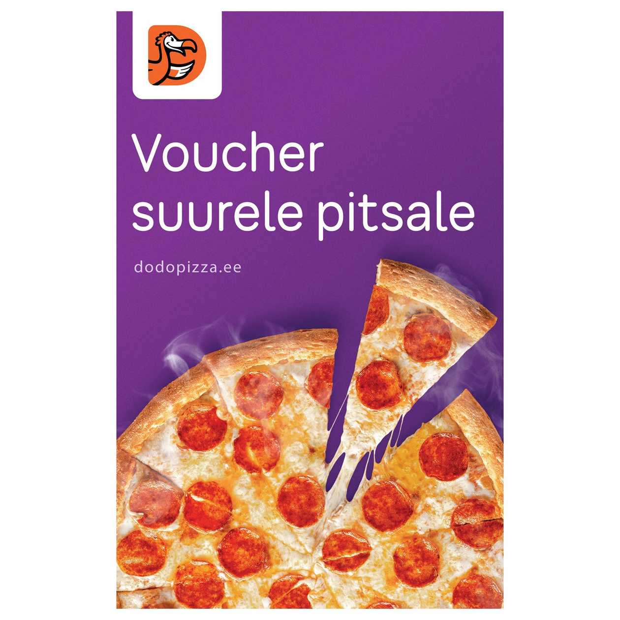 Kinkekaart suur pitsa 1 tk