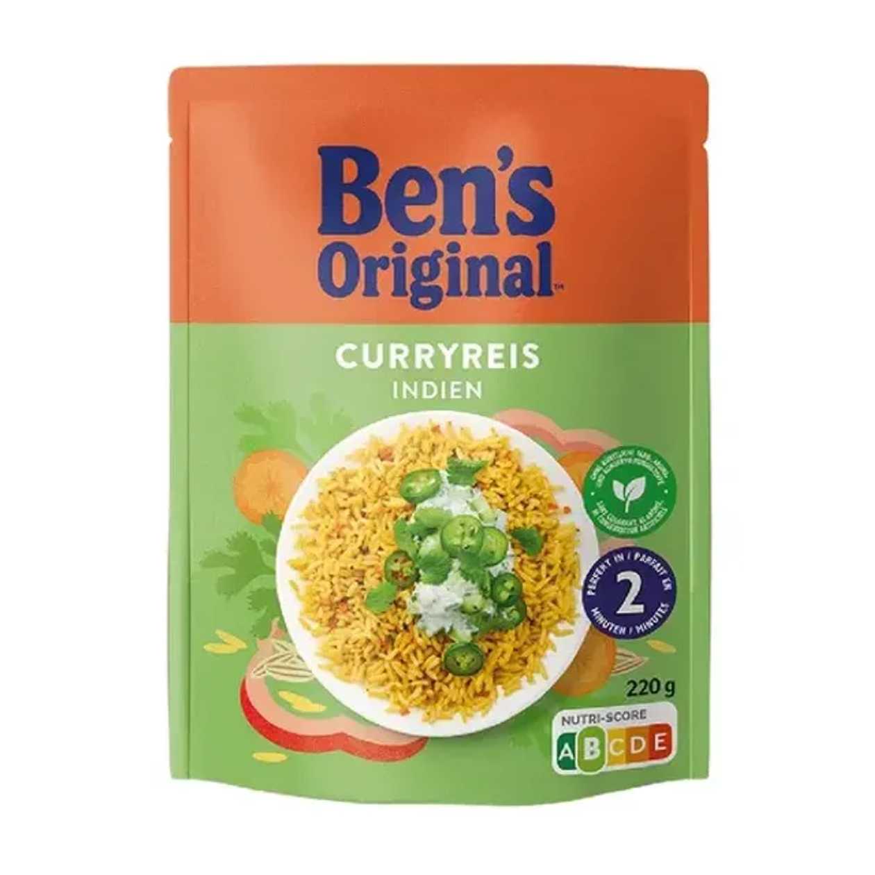 Ben'S Microwave Indian Curry Rice 220g