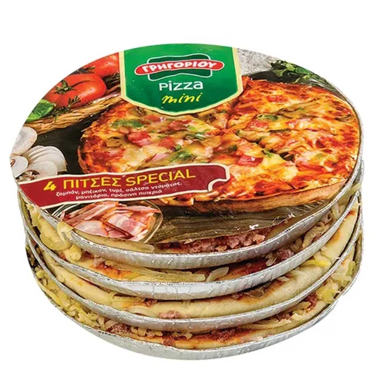 Gregoriou 4 Mini Pizza Special 620g