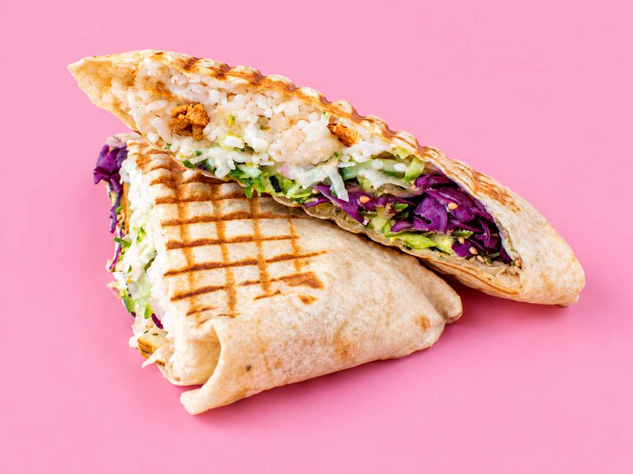 Korea tempeh wrap