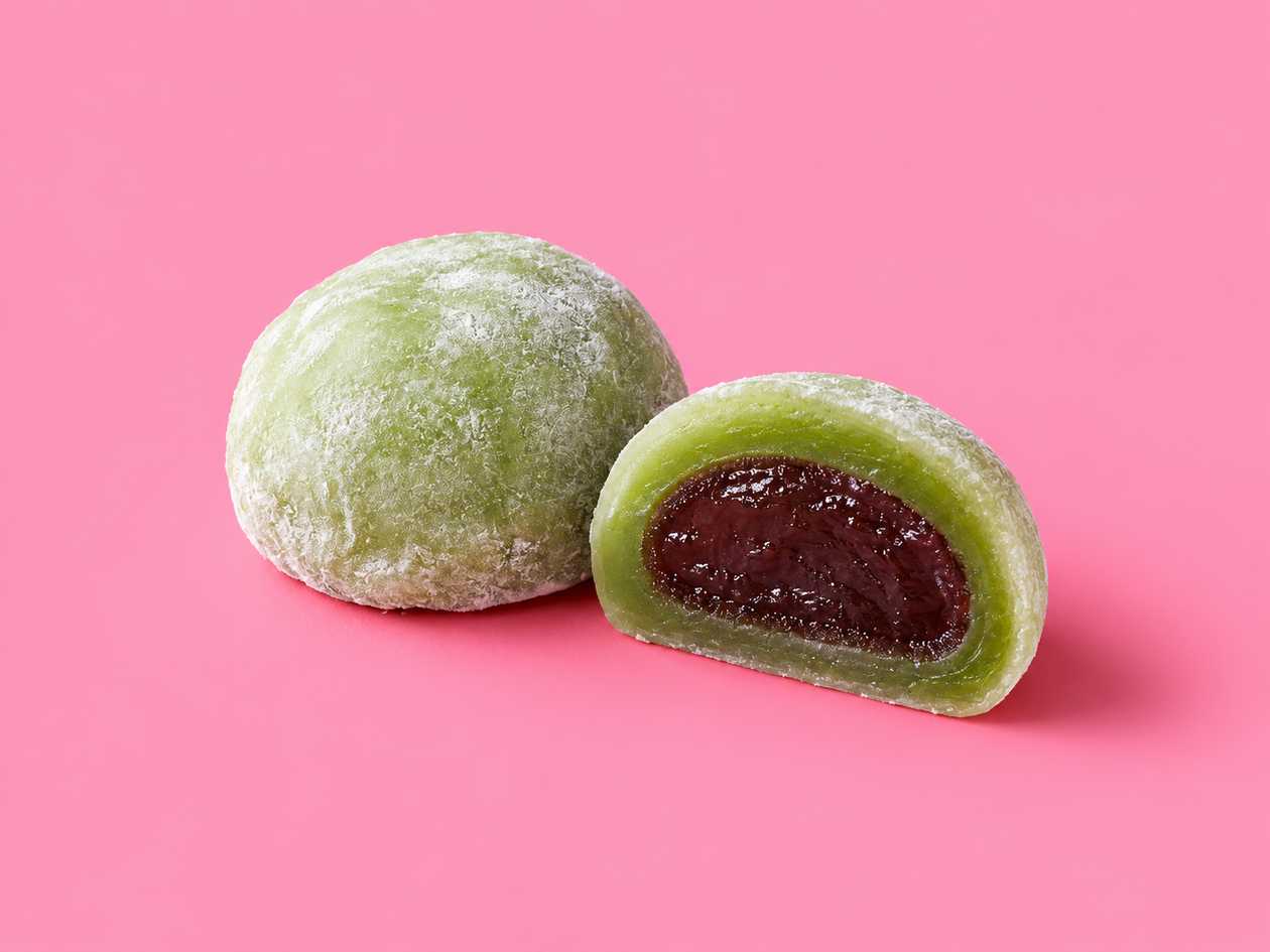 Mochi matchaga