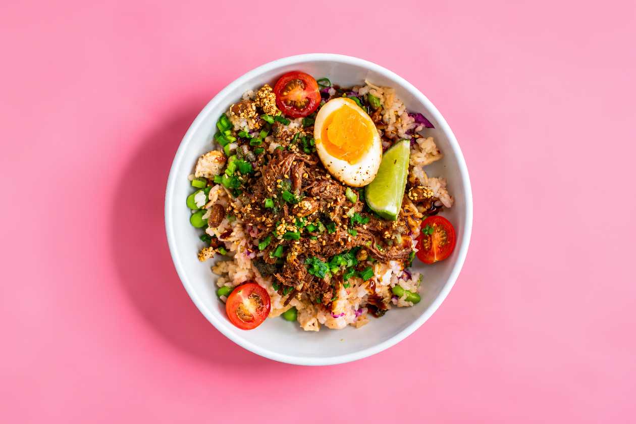 Teriyaki kauss BBQ veiselihaga