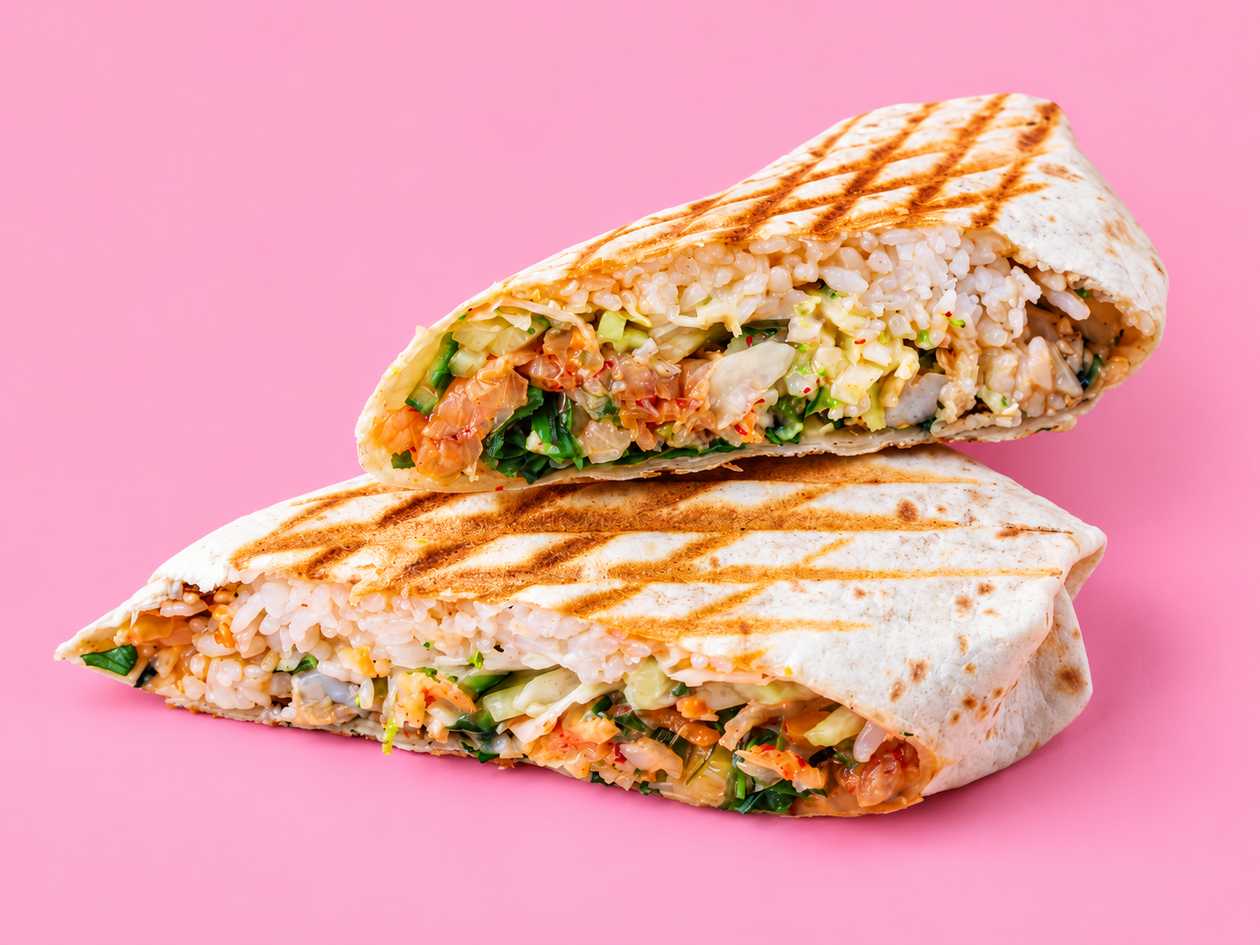 Hiidkreveti kimchi wrap