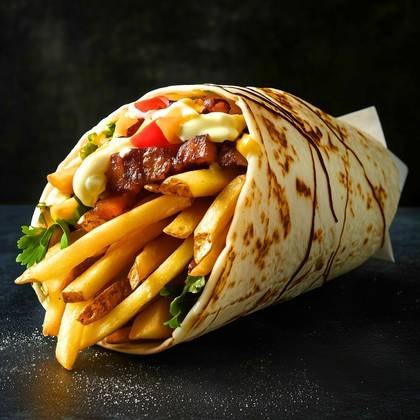 SHAORMA DE VITĂ MARE 530g (cartofi proaspeti sau congelati)