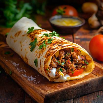 SHAORMA JUNIOR DE VITĂ 280g (cartofi proaspeti sau congelati)