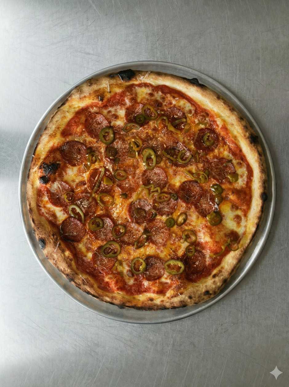 Spicy Pepperoni Pizza