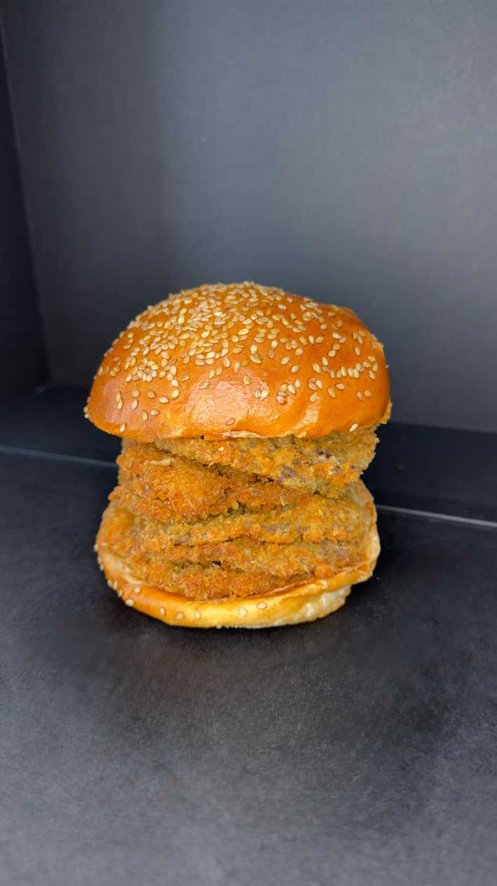 Fried Beef Sandwich Happy